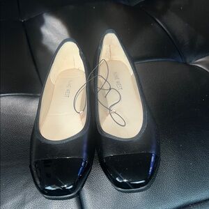 Nine West Black Patent Flats